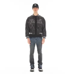 BASEBALL JACKET IN BLACK