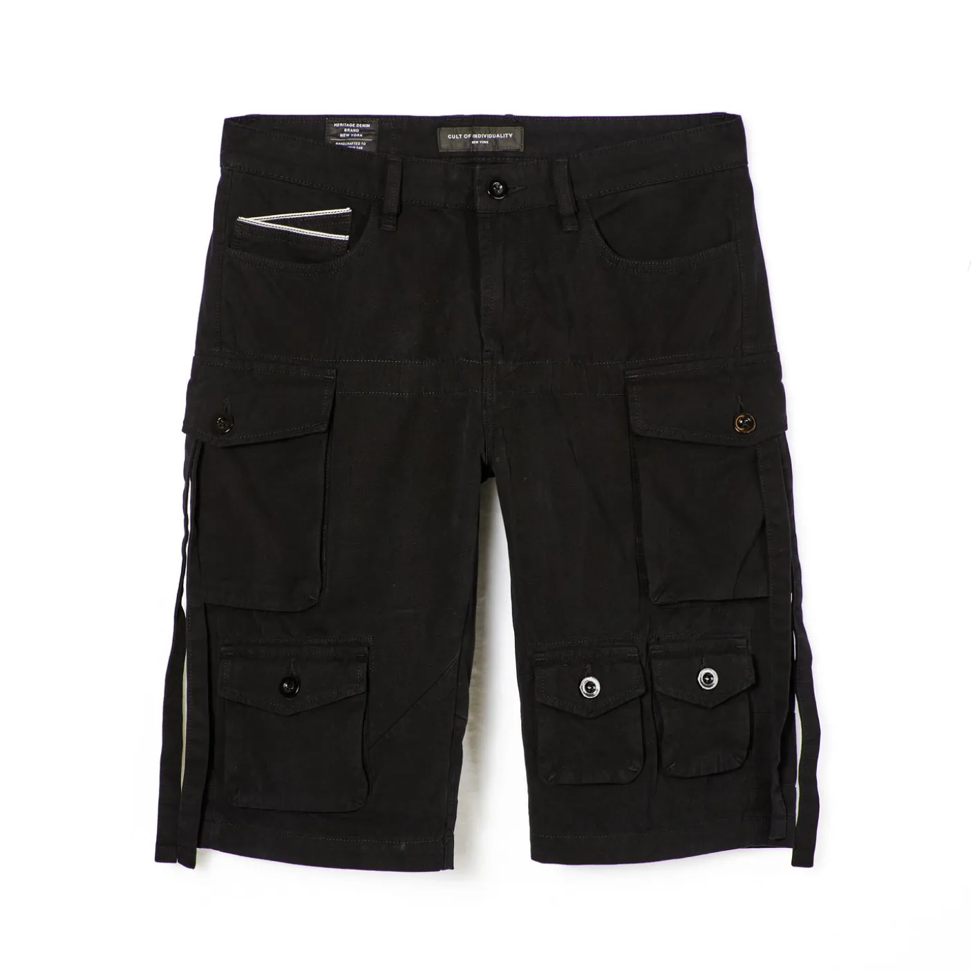CARGO SHORTS IN VINTAGE BLACK