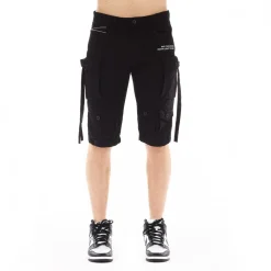 CARGO SHORTS IN VINTAGE BLACK