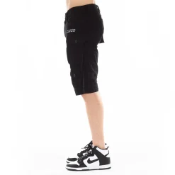 CARGO SHORTS IN VINTAGE BLACK