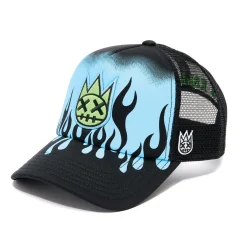 CLEAN SHIMUCHAN LOGO FOAM MESH TRUCKER HAT IN BLACK