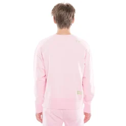CREW NECK FLEECE IN CANDY PINK