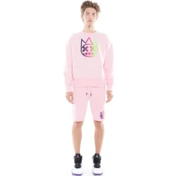 CREW NECK FLEECE IN CANDY PINK