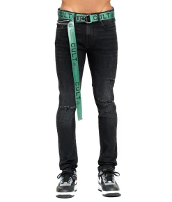 CULT BELT IN KELLY GREEN