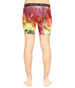 CULT BRIEFS 2 PACK "FALLEN ANGELS" PRINT/SAFTEY GREEN SOLID