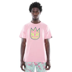 3D CLEAN SHIMUCHAN LOGO SHORT SLEEVE CREW NECK TEE IN CANDY PINK