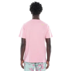 3D CLEAN SHIMUCHAN LOGO SHORT SLEEVE CREW NECK TEE IN CANDY PINK