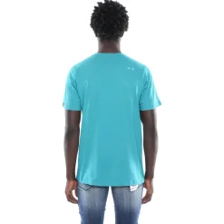 3D CLEAN SHIMUCHAN LOGO SHORT SLEEVE CREW NECK TEE IN TILE BLUE