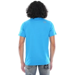 3D CLEAN SHIMUCHAN LOGO SHORT SLEEVE CREW NECK TEE IN DRESDEN BLUE