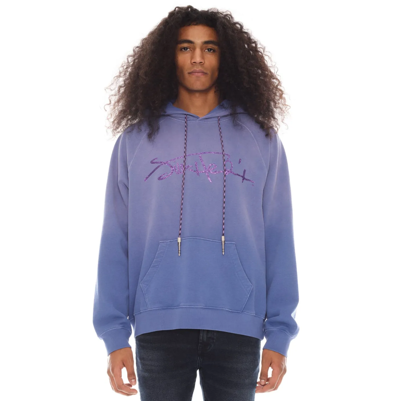 HENDRIX PULLOVER SWEATSHIRT IN PURPLE