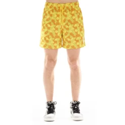 MESH ATHLETIC SHORTS IN GEOMETRIC