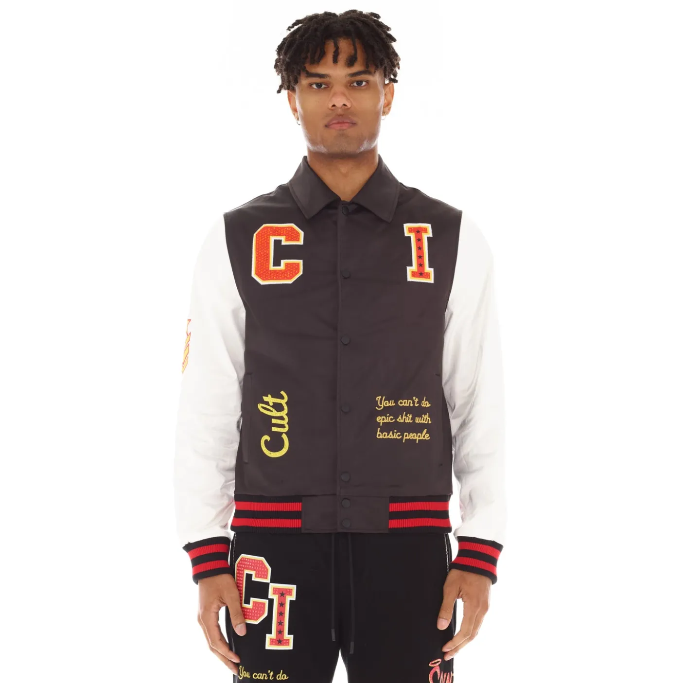 NYLON TYPE II JACKET IN BLACK