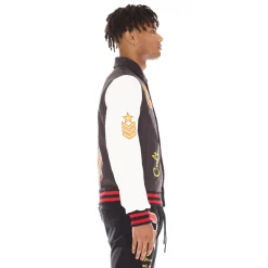 NYLON TYPE II JACKET IN BLACK