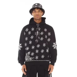 PULLOVER SWEATSHIRT IN PAISLEY