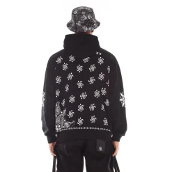 PULLOVER SWEATSHIRT IN PAISLEY