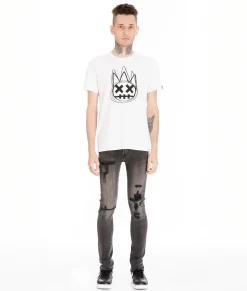 PUNK SUPER SKINNY IN FLINT BLACK JEANS