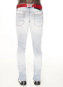 PUNK SUPER SKINNY STRETCH IN BLEACH