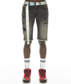 ROCKER SHORT STRETCH W/ BELT IN AVON