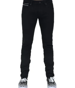 ROCKER SLIM DENIM JEANS IN BLACK