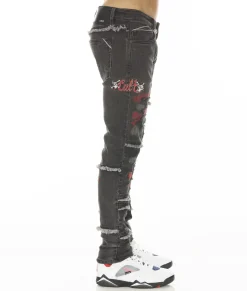 ROCKER SLIM MOTLEY CRUE IN MOTLEY