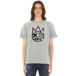 SHIMUCHAN LOGO SHORT SLEEVE CREW NECK TEE IN VINTAGE GREY