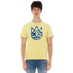 SHIMUCHAN LOGO SHORT SLEEVE CREW NECK TEE IN VINTAGE YELLOW