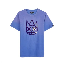 SHIMUCHAN LOGO SHORT SLEEVE CREW NECK TEE IN VINTAGE PURPLE