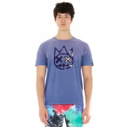 SHIMUCHAN LOGO SHORT SLEEVE CREW NECK TEE IN VINTAGE PURPLE
