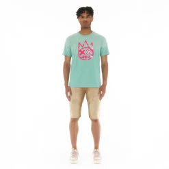 SHIMUCHAN LOGO SHORT SLEEVE CREW NECK TEE IN VINTAGE MINT