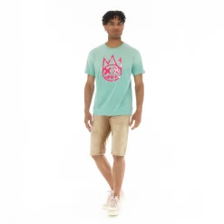 SHIMUCHAN LOGO SHORT SLEEVE CREW NECK TEE IN VINTAGE MINT