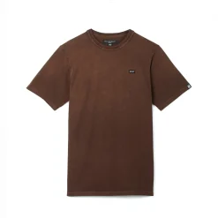 SHIMUCHAN LOGO SHORT SLEEVE CREW NECK T SHIRT IN VINTAGE BROWN