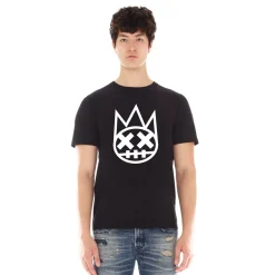 SHIMUCHAN LOGO TEE SHIRT IN BLACK