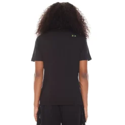 SHORT SLEEVE CREW NECK TEE 26/1'S "VOODOO DOLL" IN BLACK