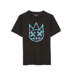 SHORT SLEEVE CREW NECK TEE "MULTI SHIMUCHAN" IN BLACK