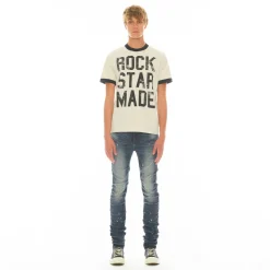 SHORT SLEEVE RINGER CREW NECK TEE 26/1'S 