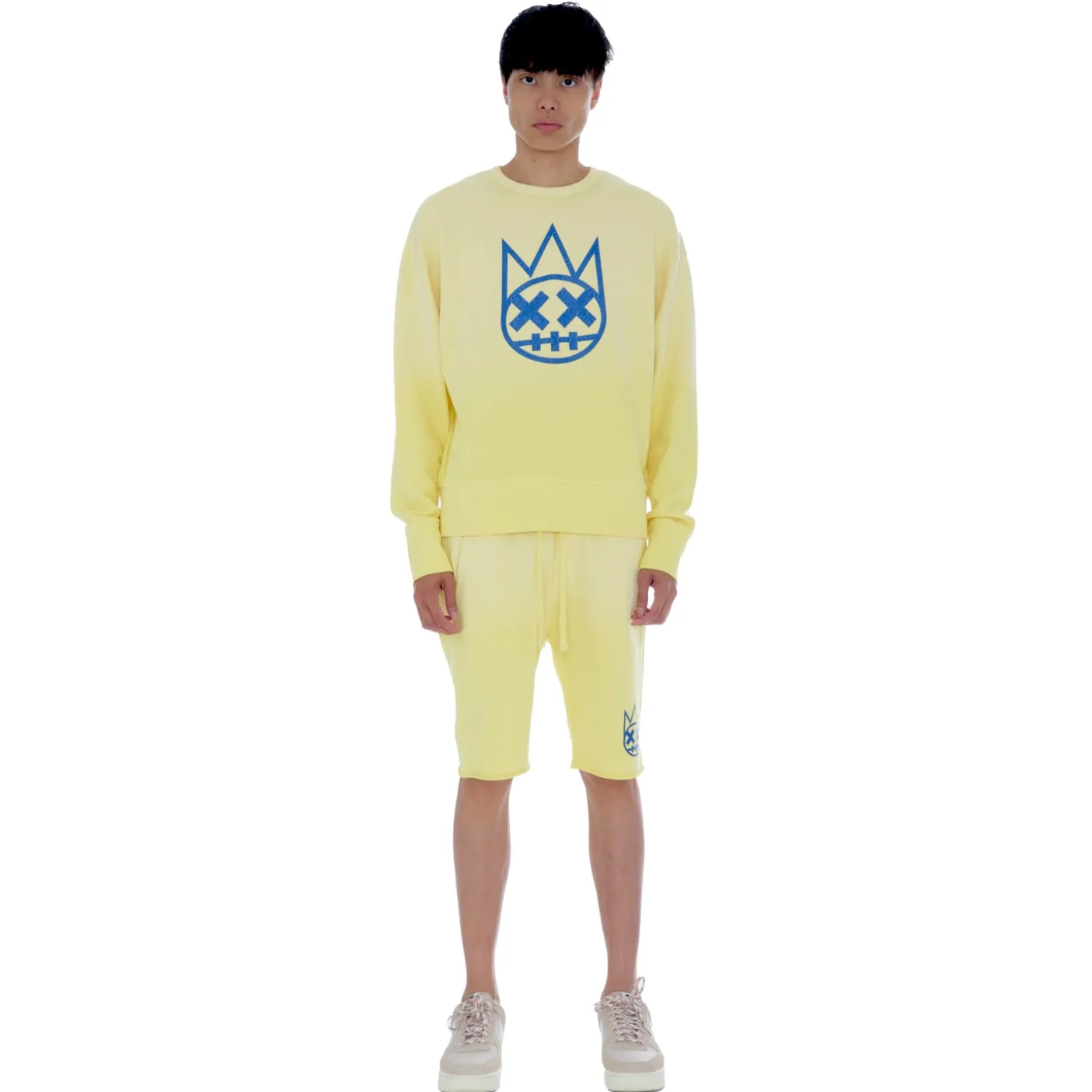SWEATSHORTS IN VINTAGE YELLOW