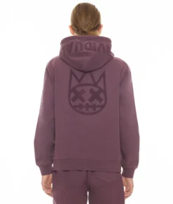 ZIP HOODY IN GRAPE COMPOTE