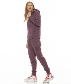 ZIP HOODY IN GRAPE COMPOTE